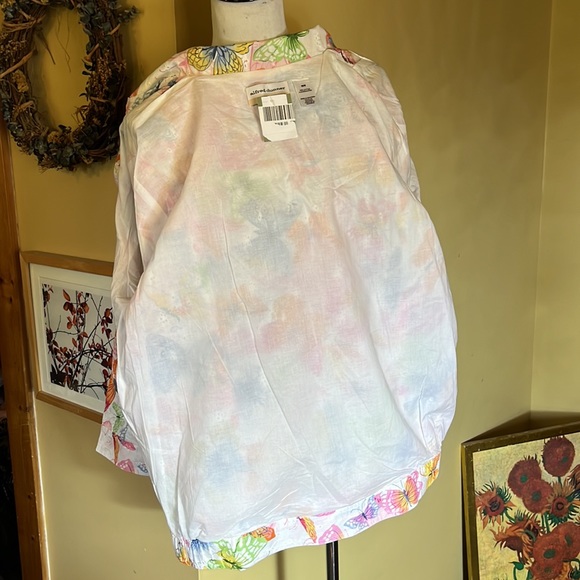 ALFRED DUNNER  Size 16W Butterfly Eyelet Embroidered Cotton Lightweight  $89 NEW - Picture 8 of 16